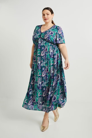 Robe longue - Vert émeraude