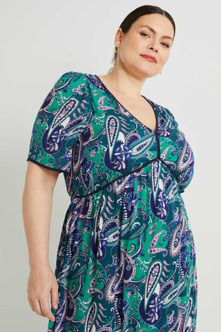Robe longue - Vert émeraude