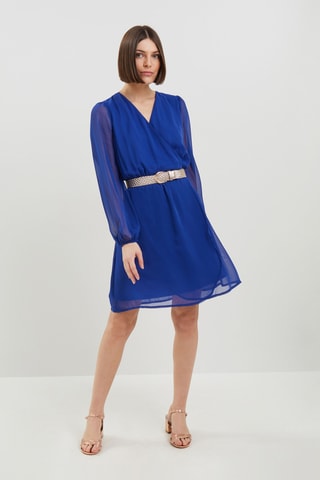 Robe trapèze - Bleu marine