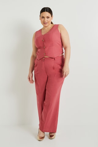 Gilet de costume - Rouge brique