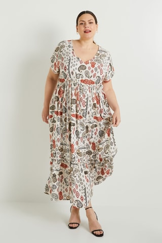 Robe longue - Ecru