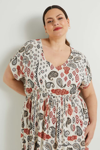 Robe longue - Ecru