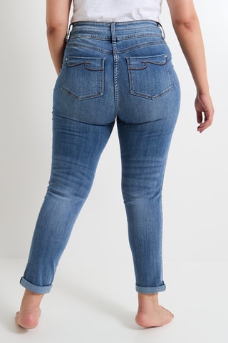 Jean taille haute - Gris