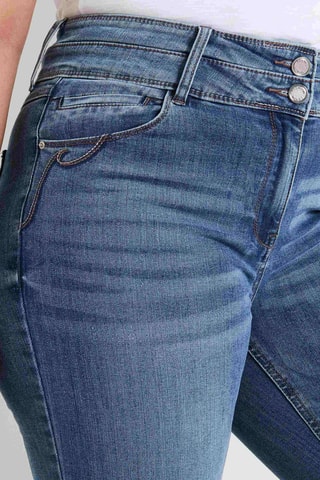 Jean taille haute - Gris