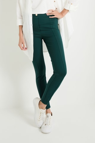 Legging taille haute - Vert foncé