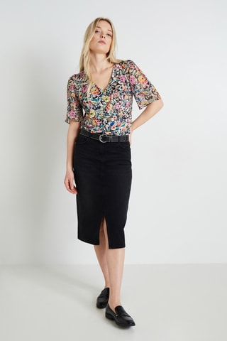 Blouse - Rose et rouge