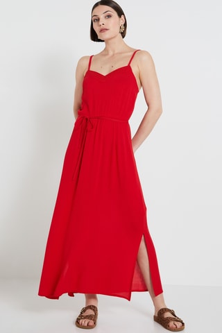 Robe longue - Rouge