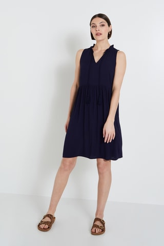 Robe patineuse - Bleu marine
