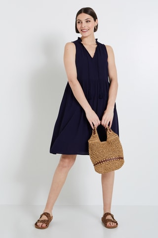 Robe patineuse - Bleu marine