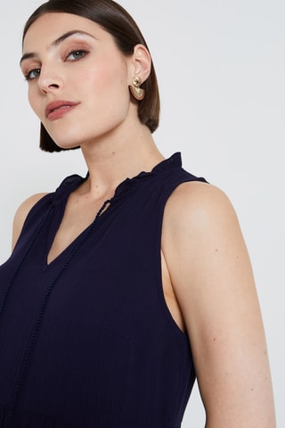 Robe patineuse - Bleu marine
