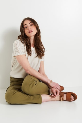 Blouse - Beige clair