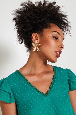 Robe droite - Vert turquoise