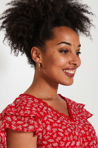 Robe droite - Rouge