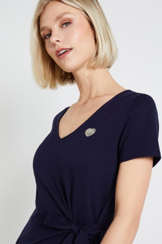 Robe longue - Bleu marine
