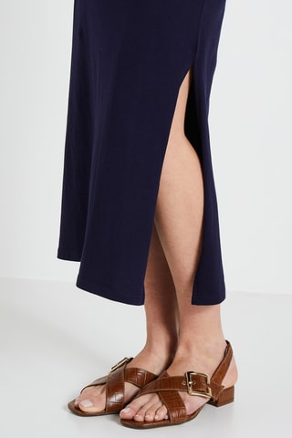 Robe longue - Bleu marine
