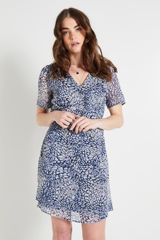 Robe droite - Bleu marine