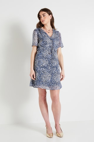 Robe droite - Bleu marine