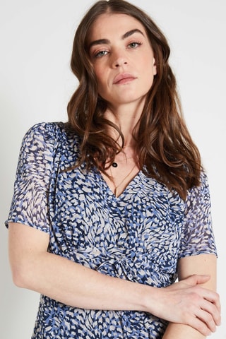 Robe droite - Bleu marine