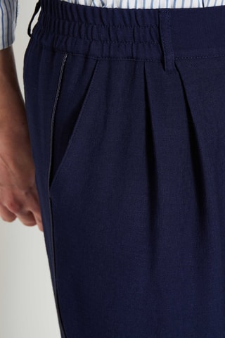 Pantalon large - Bleu marine