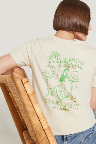 T-shirt - Beige
