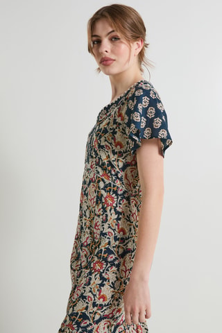Robe longue - Bleu marine