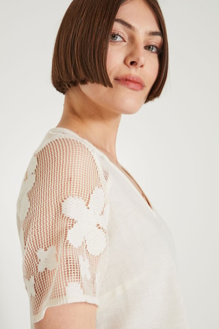 Blouse en lin - Ecru