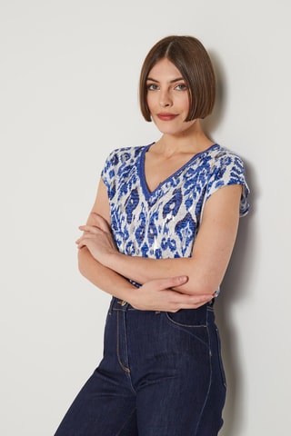 Blouse - Bleu