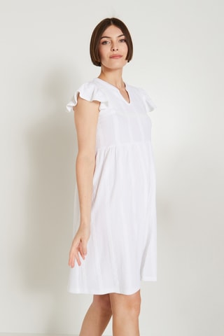 Robe midi - Blanc