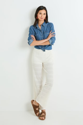 Pantalon - Ecru