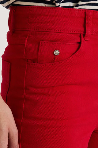 Jean bootcut - Rouge