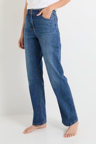 Jean droit - Bleu cobalt