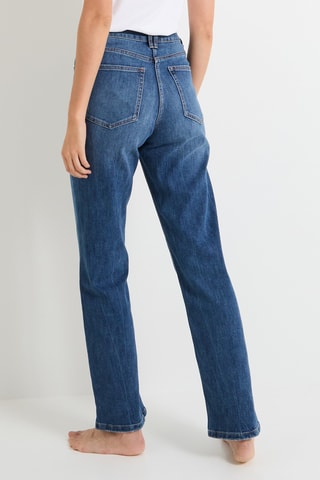 Jean droit - Bleu cobalt