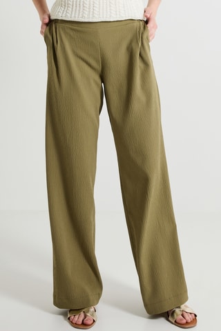 Pantalon large - Kaki
