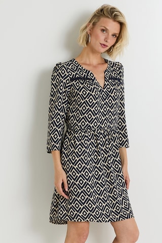 Robe patineuse - Bleu marine