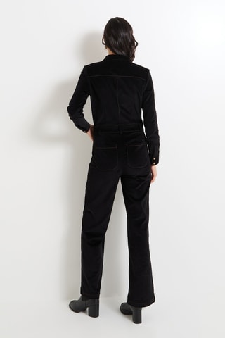 Combinaison en velours - Noir