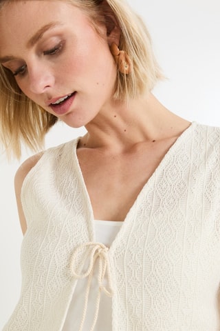Gilet sans manches - Ecru