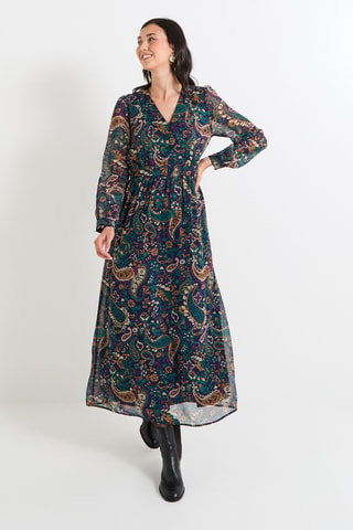 Robe longue - Vert foncé