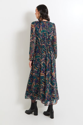 Robe longue - Vert foncé