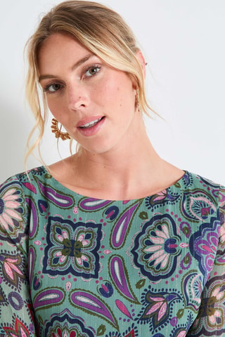Robe droite - Vert d’eau