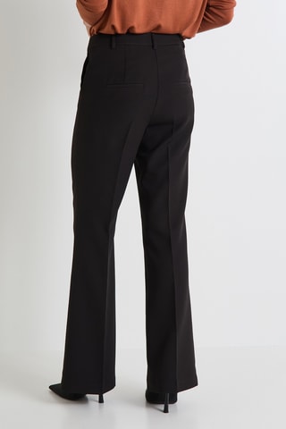Pantalon flare taille haute - Noir