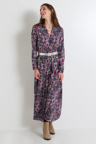 Robe longue - Bleu marine