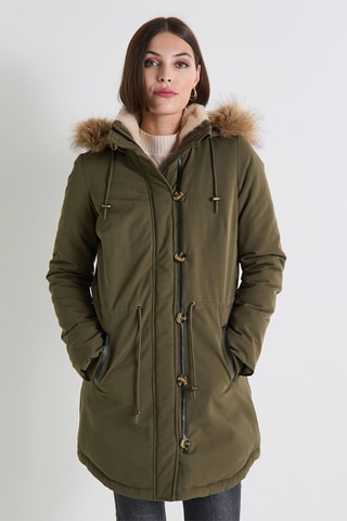 Parka à capuche - Kaki