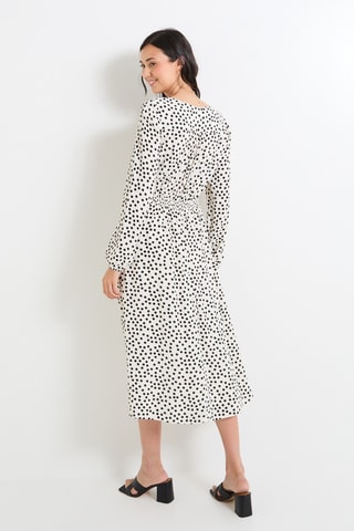 Robe midi - Ecru