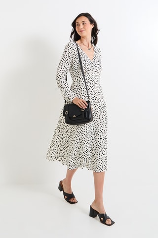 Robe midi - Ecru