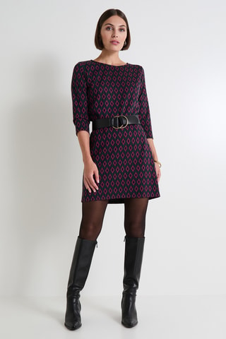 Jupe droite taille haute - Noir