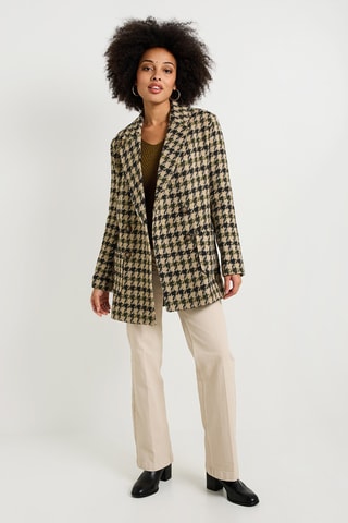 Manteau en laine - Kaki