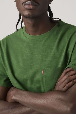 T-shirt Classic Pocket Eden - Groen