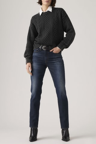Rechte Jeans Hoge Taille 724™ - Indigoblauw - Blauw