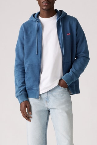 Sweater met Capuchon The Original Zip Up - Blauw