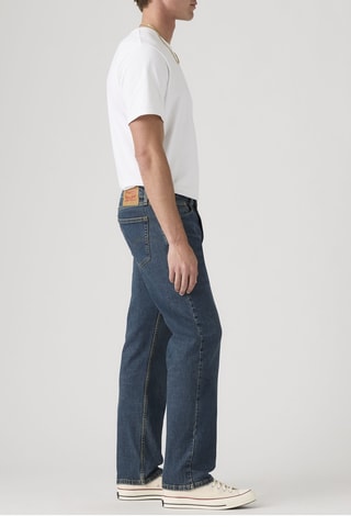 Jeans hoge taille straight - Grijs